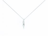 Collana Miluna Donna in Oro bianco Diamante CLD3007